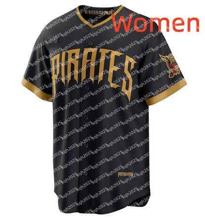 Men Pirates Baseball Jersey Willie Stargell Roberto Clemente Paul Skenes Endy Ro - SitterJersey.com