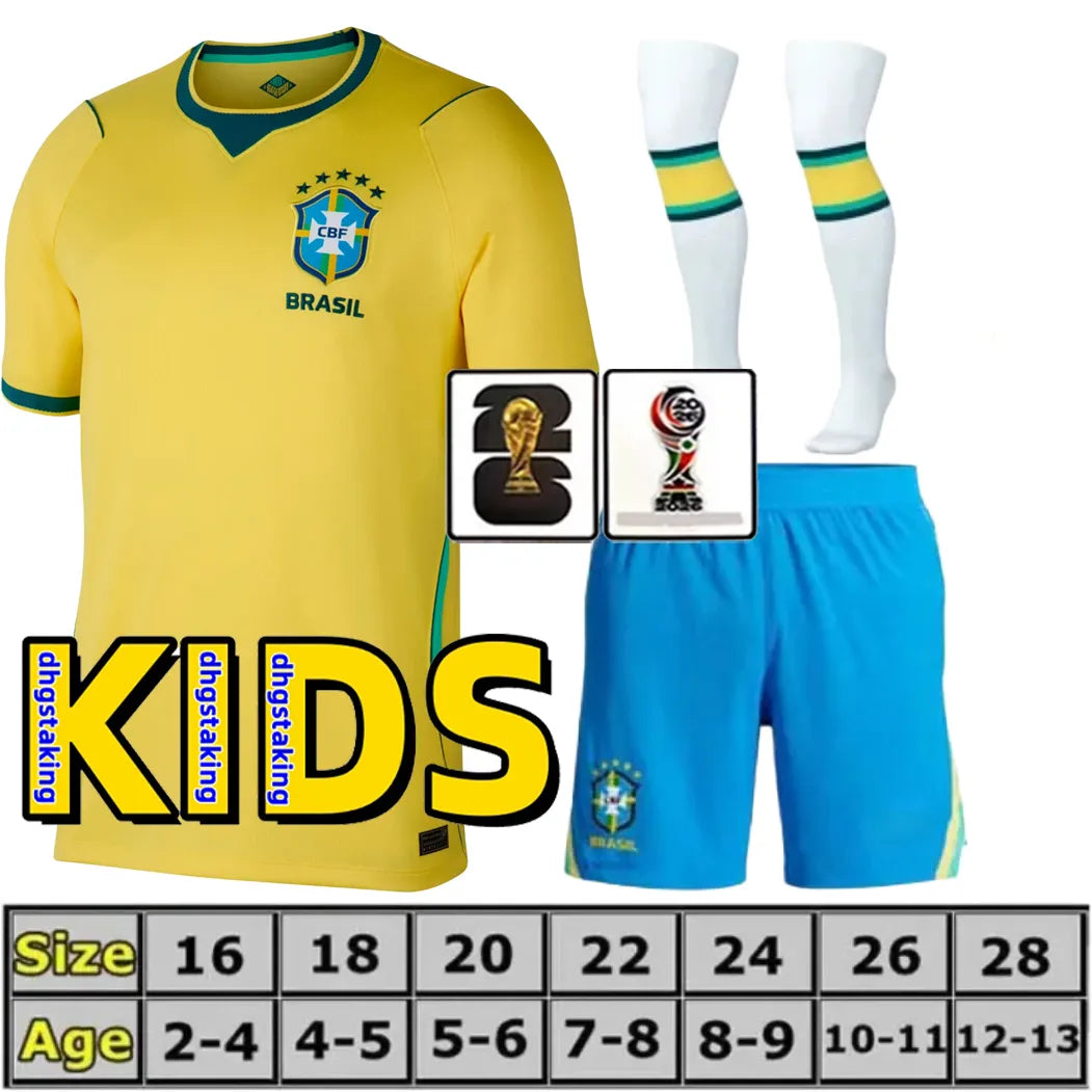 2025 2026 World Cup BRAZILS soccer jerseys Camiseta de futbol PAQUETA RAPHINHA 2 - SitterJersey.com