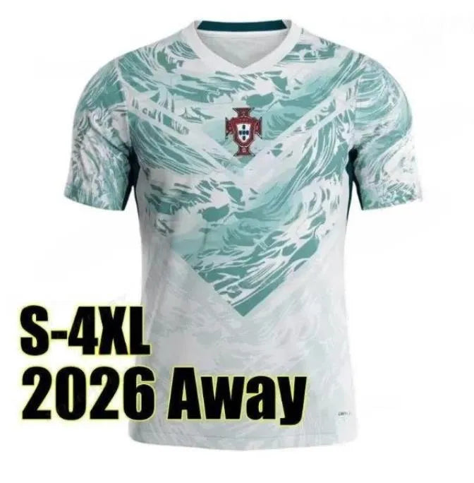Portugal 2026 World Cup Jersey Portugal Jersey 2026 World Cup Soccer Jerseys Portuguesa Ronaldo JOAO FELIX BERNARDO B. FERNANDES PEPE 26 27 Maillot Portugal Football Shirt Team Men Kids Kit Top - SitterJersey.com