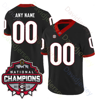 Georgia Bulldog Football Jersey College Gunner Stockton Zachariah Branch Kaiden  - SitterJersey.com