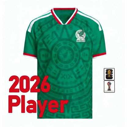 Mexico 2026 World Cup RAUL CHICHARITO Soccer Jersey 26 27 H LOZANO Kids Kit Foot - SitterJersey.com