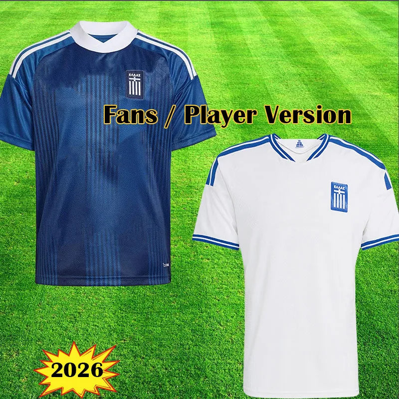 Greece Football Team Jerseys 2026 World Cup 3XL 4XLVangelis Pavlidis Georgios Ma - SitterJersey.com