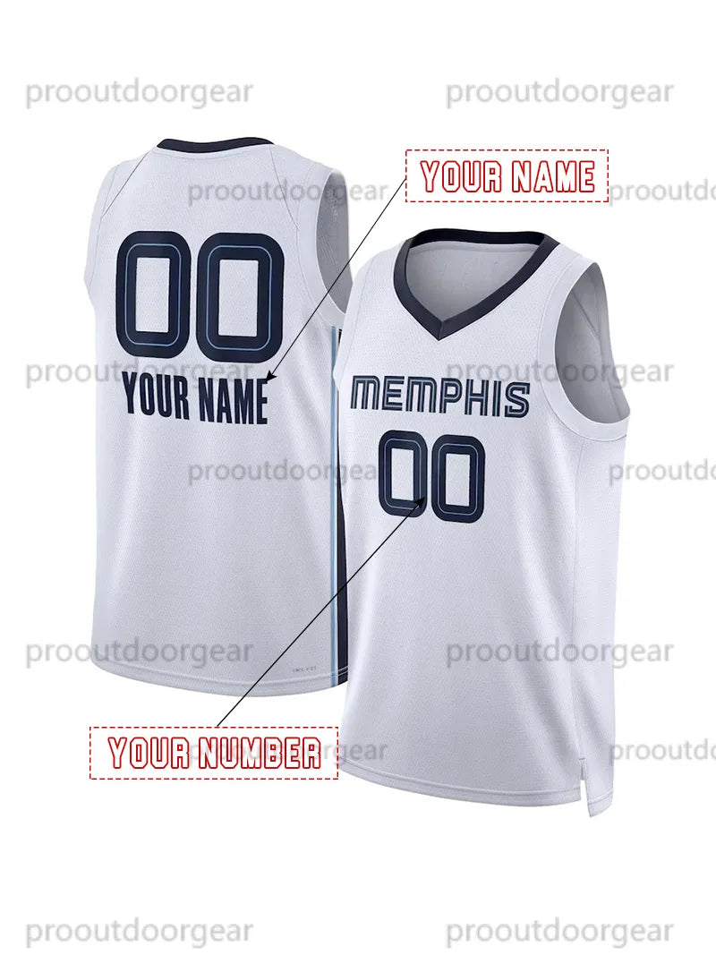 2024/25 City Edition Basketball Jersey Morant Edey Jackson Jr. Bane Custom Jerse - SitterJersey.com