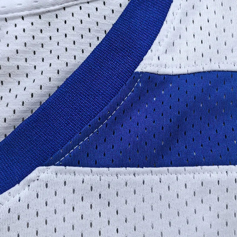 Men's Breathable #7 V-Neck Embroidered Basketball Jersey , Stretchy Polyester Ta - SitterJersey.com