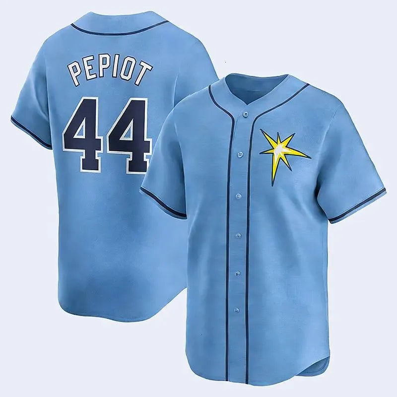 Tampa BayS rays jersey Yandy Diaz Junior Caminero Cedric Mullins Lux Ryan Pepiot - SitterJersey.com