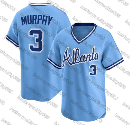 All-Star USA250 250th Ronald Acuna Jr. Braves Baseball Jersey 1 Ozzie Albies Spe - SitterJersey.com