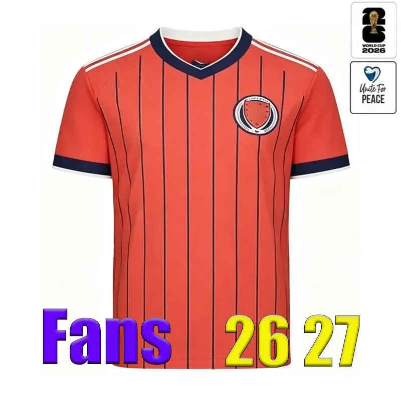 Scotland 2026 World Cup football shirt ROBERTSON ADAMS Soccer Jerseys DYKES McTo - SitterJersey.com