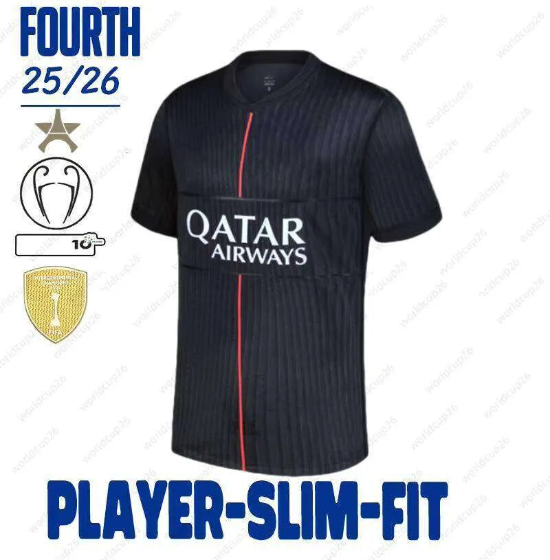 25/26 Season 1:1 Soccer Football Jersey Outdoor Sports Shirt Dembele Doue Kvarat - SitterJersey.com