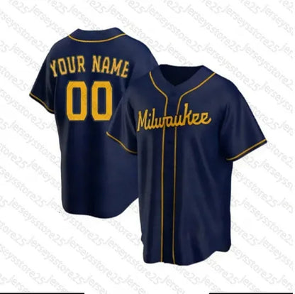 2026 Brewers Baseball Jersey Christian Yelich Jackson Chourio Jacob Misiorowski  - SitterJersey.com