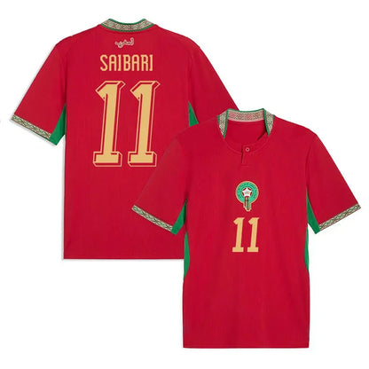 Morocco Jersey World Cup 2026 Ismael Saibari NO 11 Shirt Moroccans National Team - SitterJersey.com