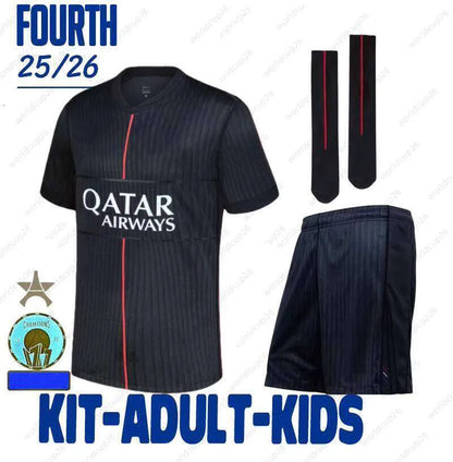 25/26 Season 1:1 Soccer Football Jersey Outdoor Sports Shirt Dembele Doue Kvarat - SitterJersey.com