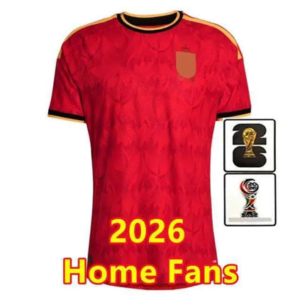 Belgium Jersey 2026 World Cup Soccer Jerseys DE BRUYNE R. LUKAKU E. HAZARD MERTE - SitterJersey.com