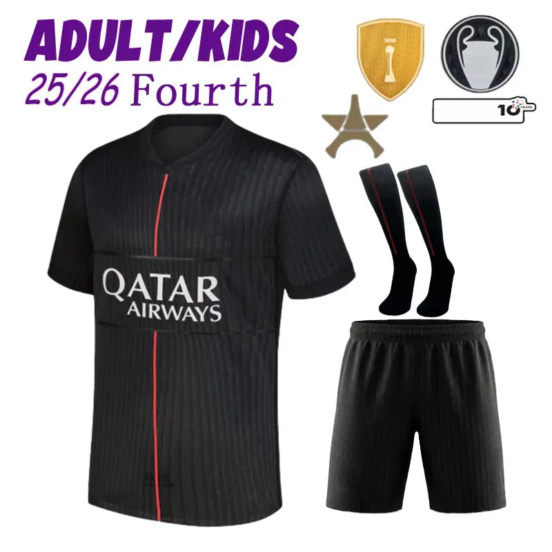 Psges jersey Soccer Jerseys DEMBELE HAKIMI 25 26 27 enfants 2026 football shirts - SitterJersey.com