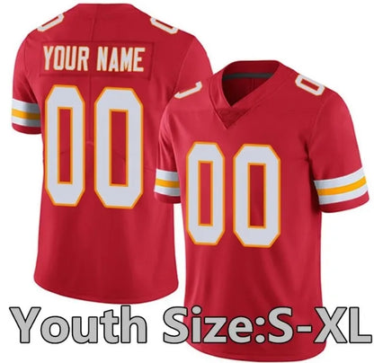 15 Patrick Mahomes Travis Kelce Isaih Pacheco Football Jersey Xavier Worthy Chri - SitterJersey.com