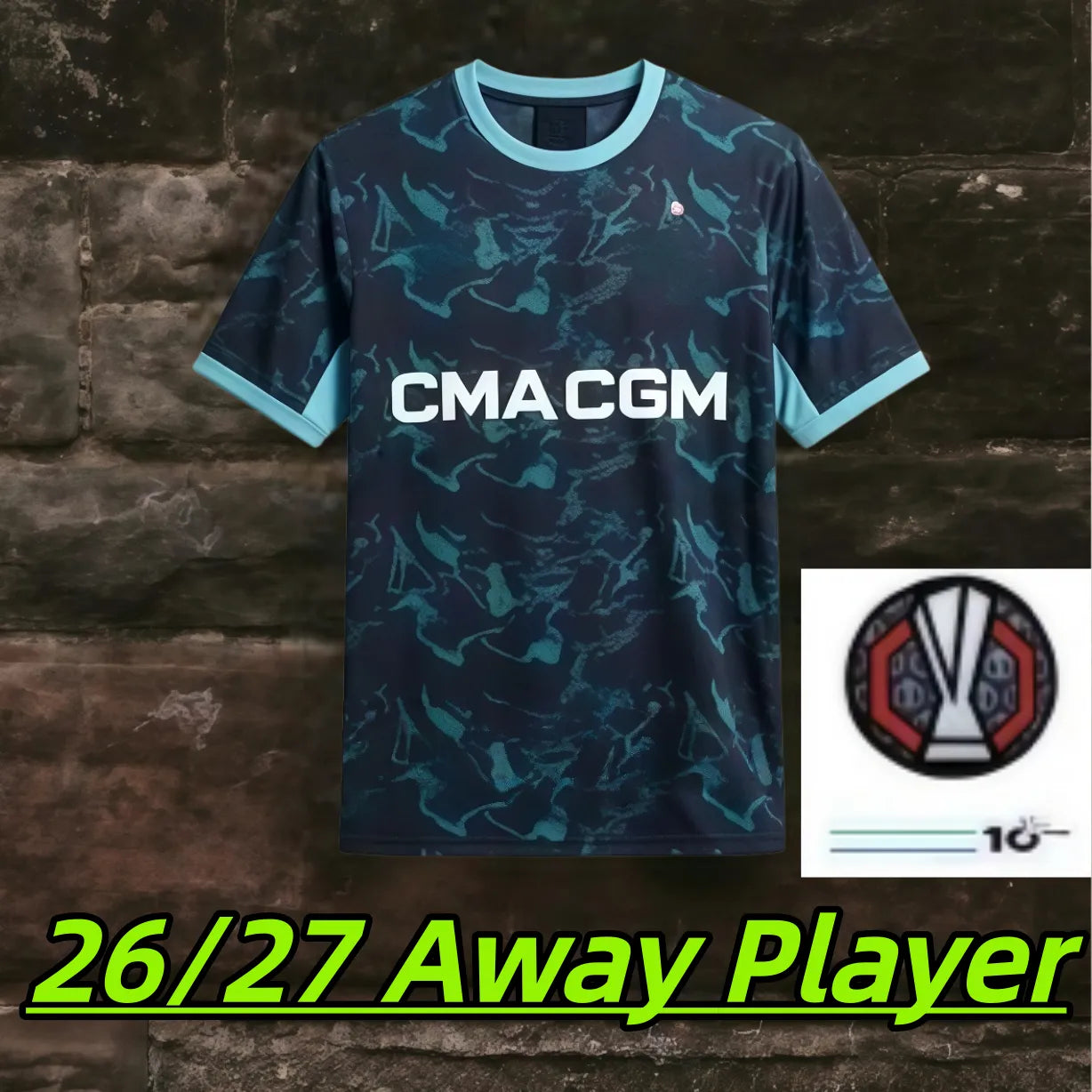 26 27 Maillot Marseille 2027 OM Monumentale Soccer Jerseys GREENWOOD RULLI BALER - SitterJersey.com