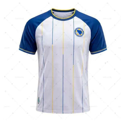 Bosnia Jersey 2026 Bosnia And Herzegovina Dzeko Soccer Jerseys 26 27 Home Away M - SitterJersey.com