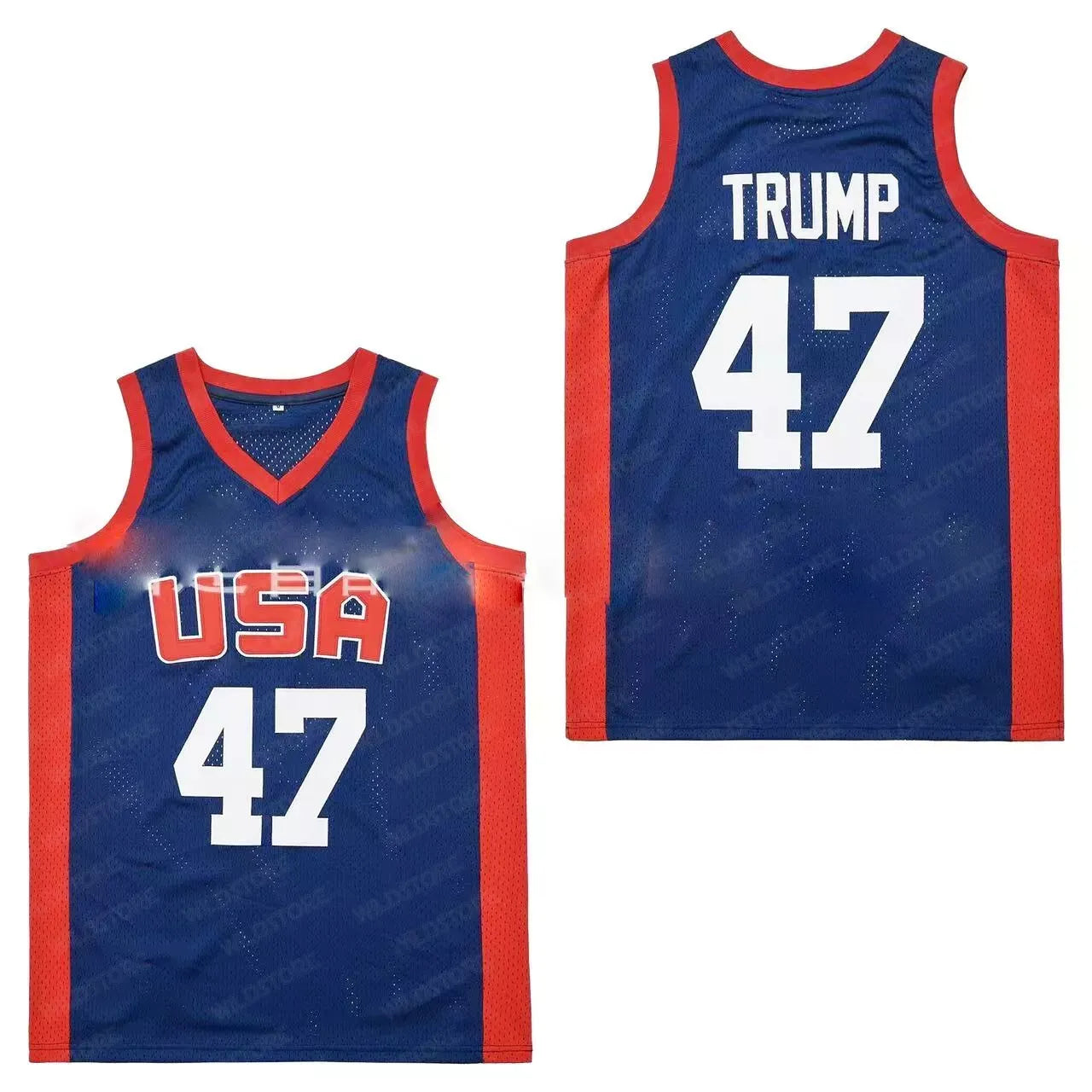 45 47 Movie Basketball Jerseys Stitched S-3XL You Missed Twice Make strong again - SitterJersey.com