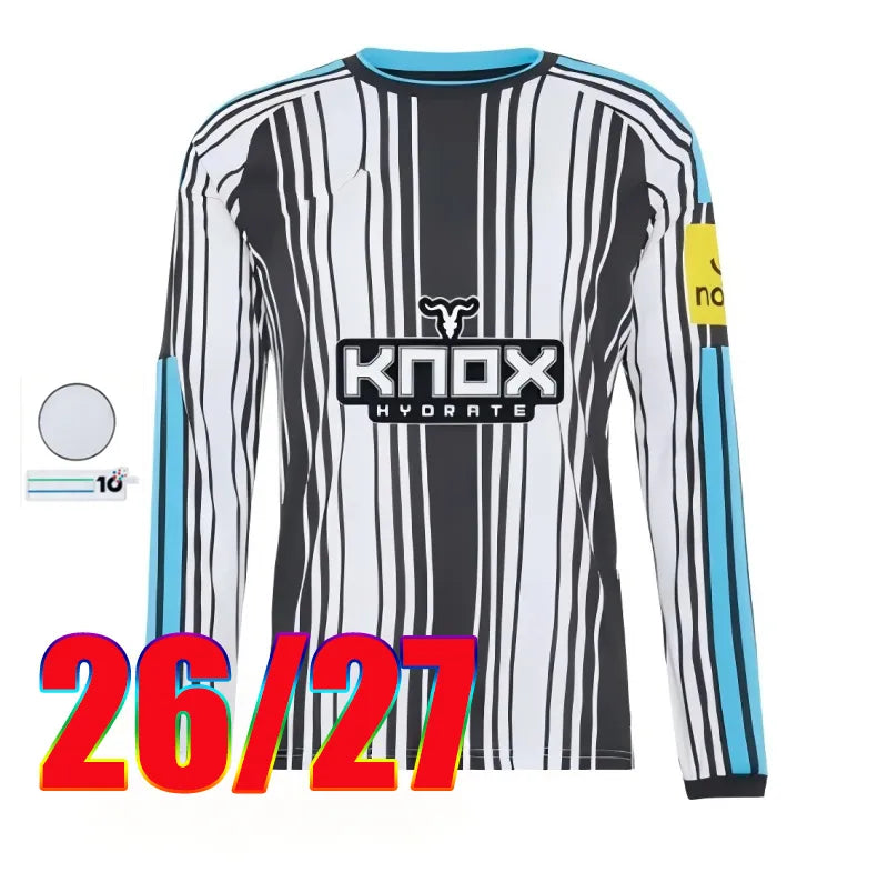 Newcastle 26 27 Football Shirt Black Children's Set Top BARNES BRONO G. Gordon I - SitterJersey.com