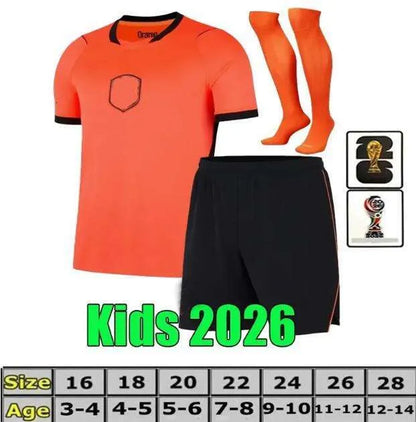 Netherlands Jersey 2026 Netherlands Jersey 2026 World Cup Dutch National Nederlands Elftal Soccer Jerseys F. JONG DE LIGT 26 27 Holland Football Shirt XAVI Kids Kit Retro1988 2010 2012 2008 - SitterJersey.com