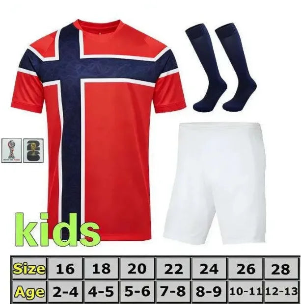 Norways HAALAND 2026 World Cup soccer jerseys SORLOTH NUSA AASGAARD HORN MYHRE D - SitterJersey.com