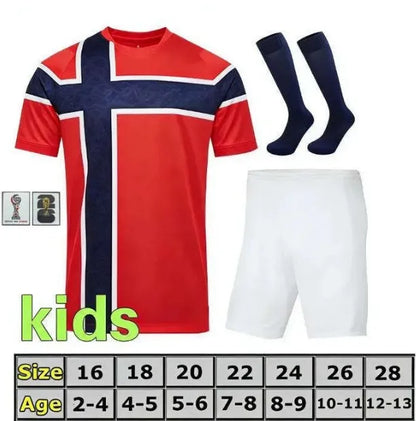 Norways HAALAND 2026 World Cup soccer jerseys SORLOTH NUSA AASGAARD HORN MYHRE D - SitterJersey.com