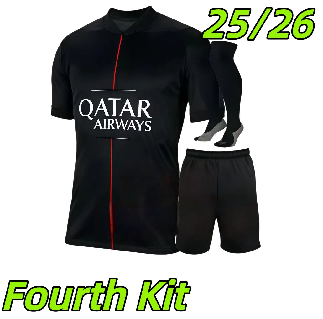 Psges jersey 26 27 maillot psges O.DEMBELE KVARATSKHELIA EMERY RAMOS HAKIMI N.ME - SitterJersey.com