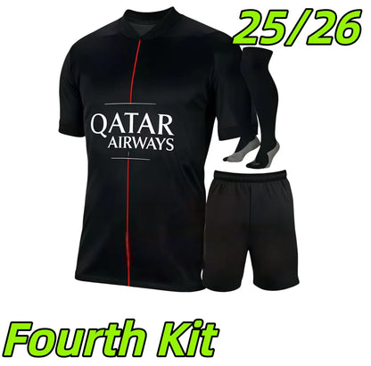 Psges jersey 26 27 maillot psges O.DEMBELE KVARATSKHELIA EMERY RAMOS HAKIMI N.ME - SitterJersey.com