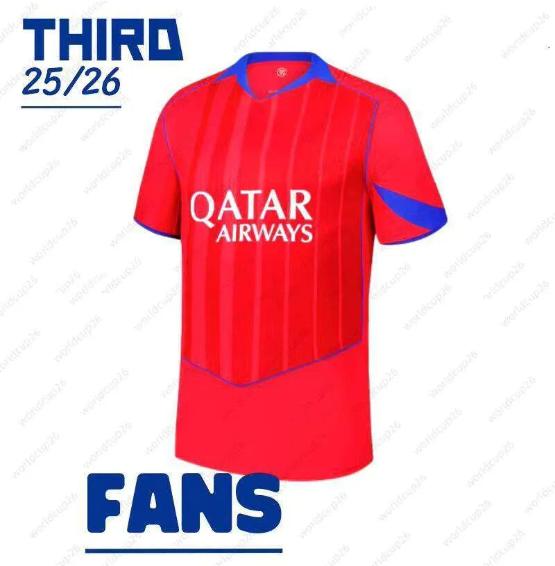 25/26 Season 1:1 Soccer Football Jersey Outdoor Sports Shirt Dembele Doue Kvarat - SitterJersey.com
