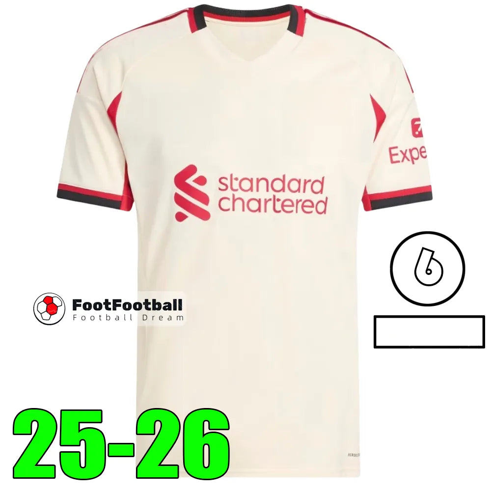 2026 ISAK EKITIKE WIRTZ DIOGO J. KERKEZ FRIMPONG M.SALAH liverpool 26 27 FC Foot - SitterJersey.com