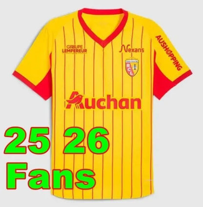 25 26 27 Home Away Maillot RC Lens Soccer Jerseys THIRD Saint-Barbe Special KAKU - SitterJersey.com