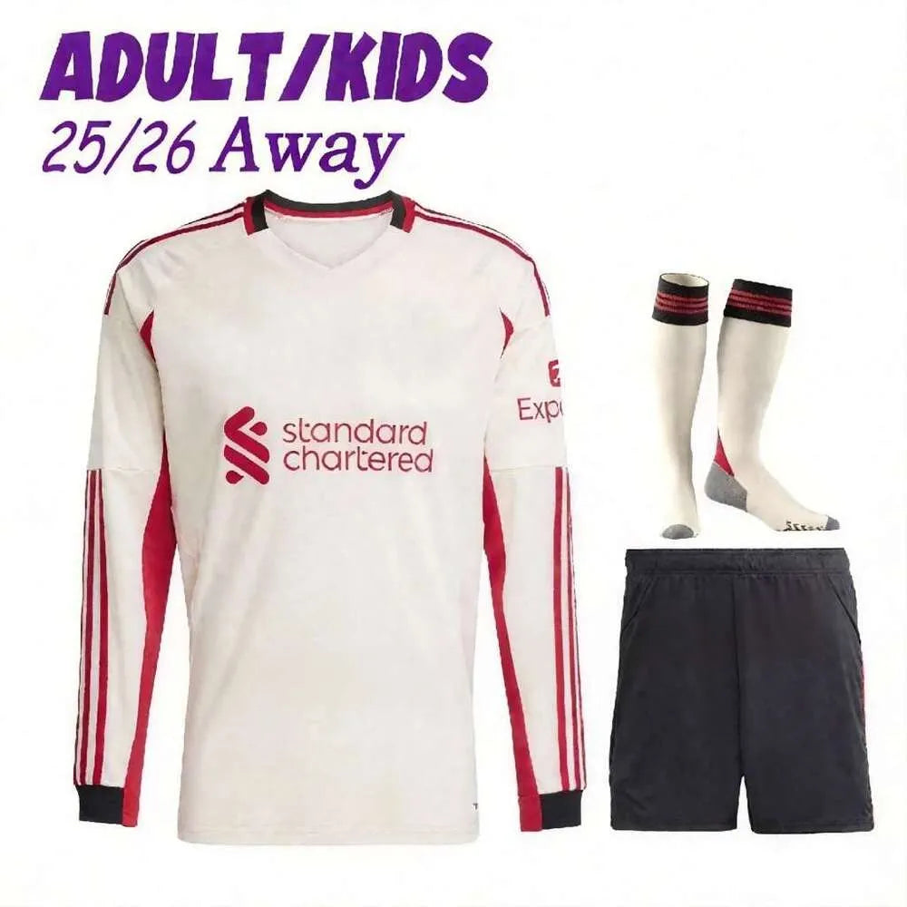 25 26 27 liverpool Wirtz SALAH football shirt Ekitike MAC ISAK ALLISTER Kerkez G - SitterJersey.com