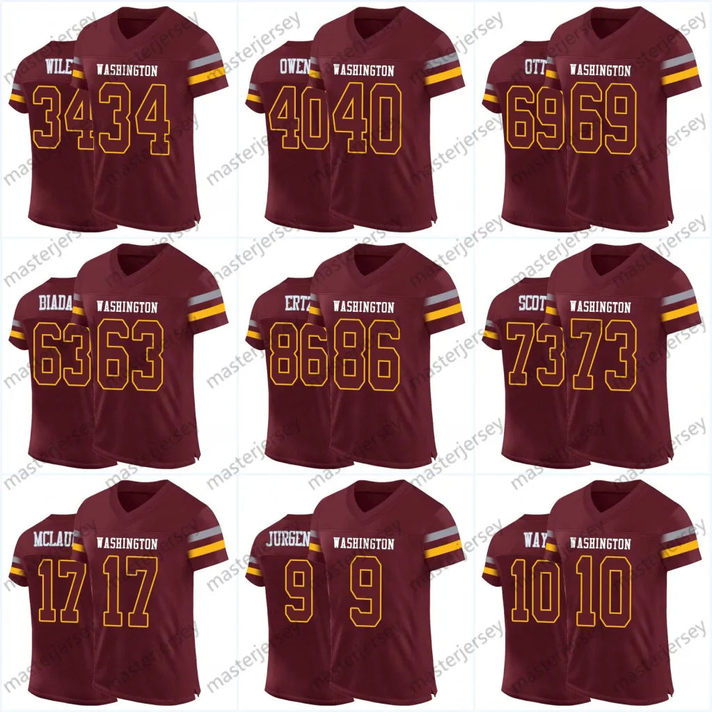 Cities Football Jerseys 86 Ertz 34 Wiley 40 Owens 69 Ott 63 Biadasz 10 Way 73 Sc - SitterJersey.com
