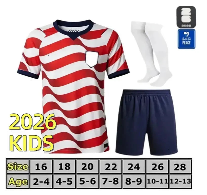USAS United Soccer Jerseys 2026 PULISIC MCKENNIE REYNA ADAMS BALOGUN ROBINSON TI - SitterJersey.com