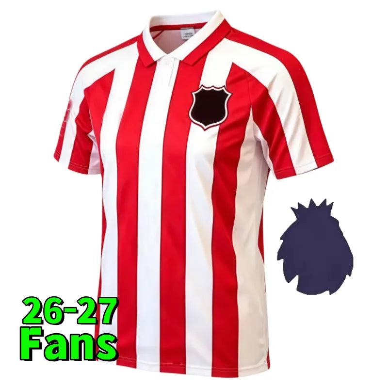 2026-27 sunderland Soccer JerseyS Home away third 25/26 RED BLACK KIDS s STEWART - SitterJersey.com