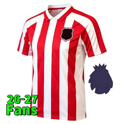 2026-27 sunderland Soccer JerseyS Home away third 25/26 RED BLACK KIDS s STEWART - SitterJersey.com