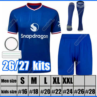 Manchester Uniteed 26 27 Jerseys CUNHA SESKO MARTINEZ MBEUMO football shirt B. F - SitterJersey.com