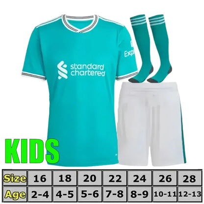 Liveropool Jersey 26 27 SZOBOSZLAI LFC ISAK WIRTZ EKITIKE M.SALAH VIRGIL soccer  - SitterJersey.com