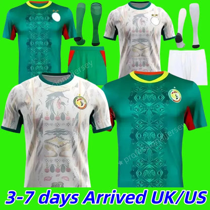 2 Star Senegal Soccer Jerseys 2025 2026 National Team SARR P.M.SARR N.JACKSON DI - SitterJersey.com
