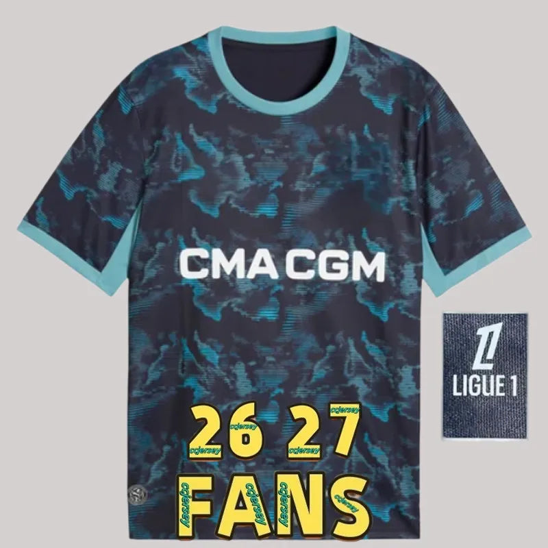 25 26 27 maillot de foot GREENWOOD marseille jersey soccer PAVARD MEDINA PAIxao  - SitterJersey.com