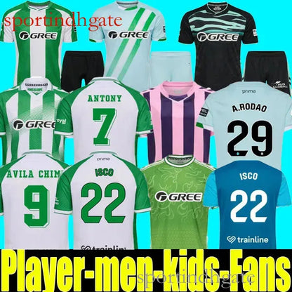 26 27 Real Betis Soccer Jerseys 2026 2027 ANTONY ISCO EZ ABDE AVILA CHIMY P.FORN - SitterJersey.com