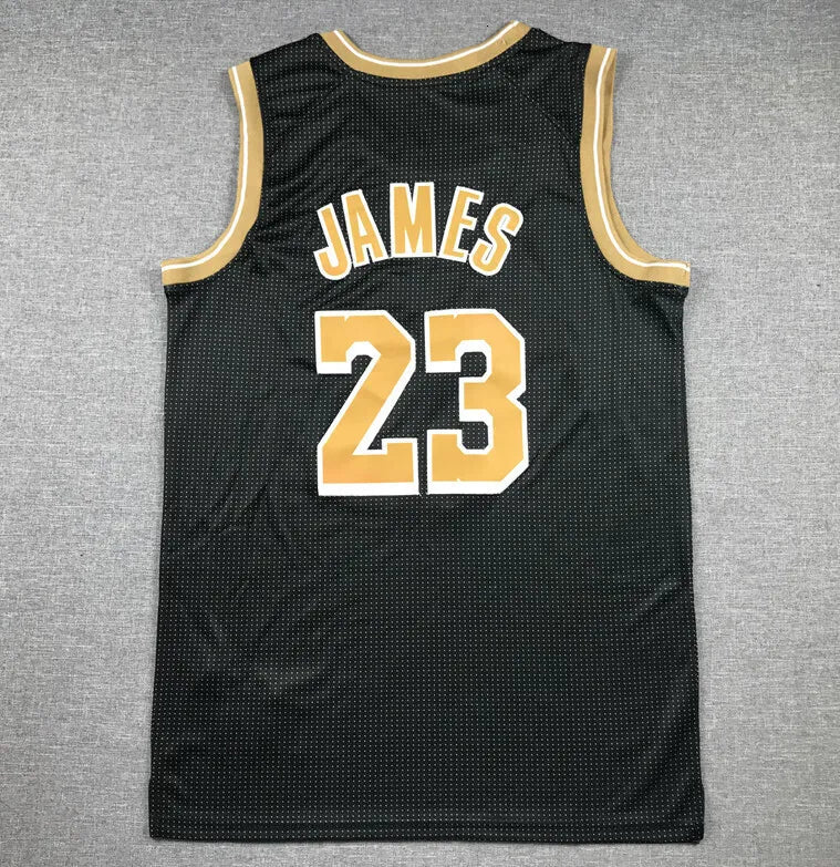 Stitched Basketball Jerseys James Bronny James Jr Cavs High School St Vincent St - SitterJersey.com