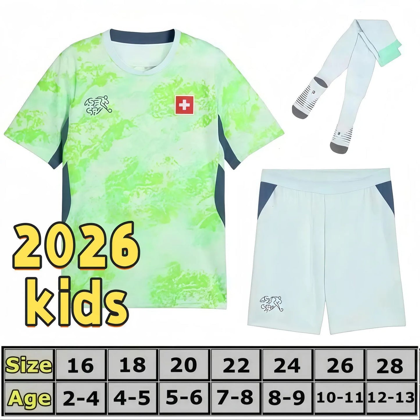 Switzerland National Team World Cup Soccer Jerseys ELVEDI AKANJI ZAKARIA SOW RIE - SitterJersey.com