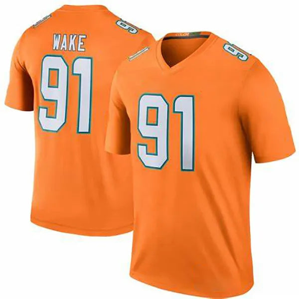 Custom Football Jersey Marino Hill Waddle Huntley Tagovailoa Thompson Achane Foo - SitterJersey.com