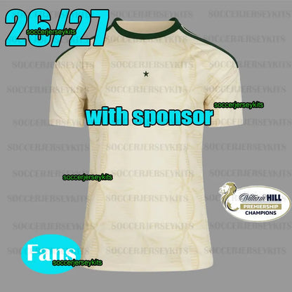 celticfc jersey 26 27 soccer jerseys celts jersey 2026 home green away yellow fo - SitterJersey.com