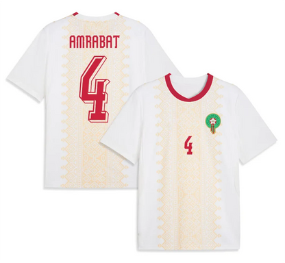Morocco Away Jersey Achraf Hakimi NO 2 Shirt World Cup 2026 Moroccans National T - SitterJersey.com