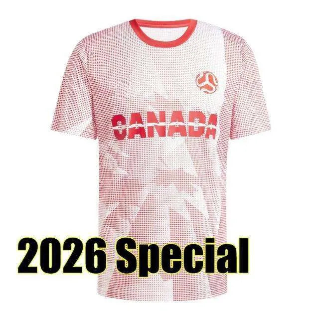 canada soccer jersey 2026 World Cup J.DAVID DAVIES LARIN 26 27 CAVALLINI MILLAR  - SitterJersey.com