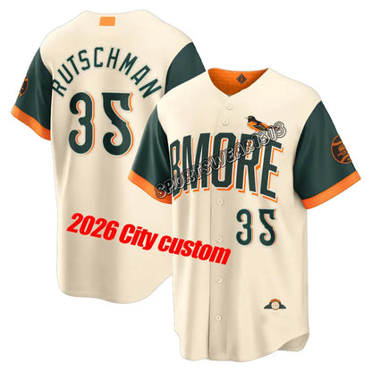 USA 250 Fourth of July Baseball Jersey Baltimores Oriole Adley Rutschman 2 unnar - SitterJersey.com