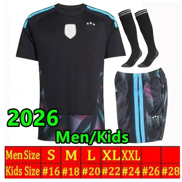 Portugal 2026 World Cup Jersey Argentina World Cup 2026 Soccer Jerseys MESSI GARNACHO DE PAUL National Team MARTINEZ KUN AGUERO Maradona Football Shirts 26 27 Women Men Kids Kit - SitterJersey.com