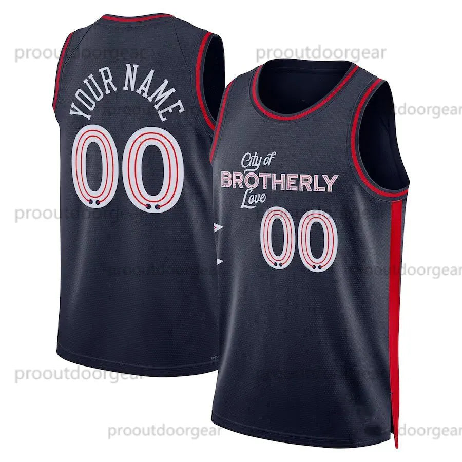 0 Maxey 2025 Basketball Jersey Iverson Embiid McCain George Harden Lowry Drummon - SitterJersey.com