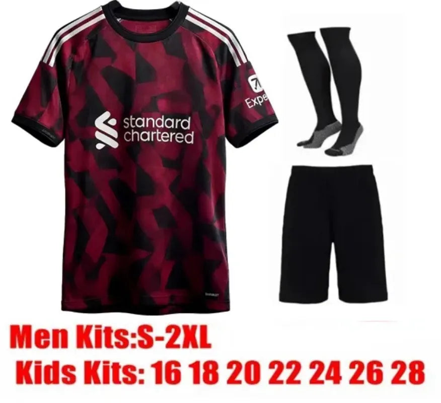 liverpool 26 27 Mohamed Salah ISAK wirtz Ekitike SZOBOSZLAI football jersey MAC  - SitterJersey.com
